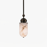 Tamsin Capsule Alabaster Rod Pendant Lamp