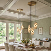 Thalia Cleaved Stone Cluster Chandelier