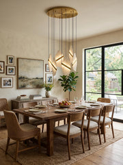 Thalia Cleaved Stone Cluster Chandelier