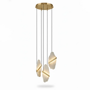 Thalia Cleaved Stone Cluster Chandelier