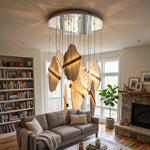 Thalia Cleaved Stone Cluster Chandelier