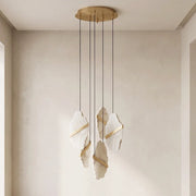 Thalia Cleaved Stone Cluster Chandelier