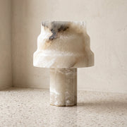 Tiered Verona Alabaster Table Lamp