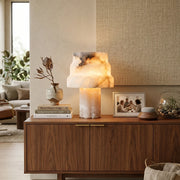 Tiered Verona Alabaster Table Lamp