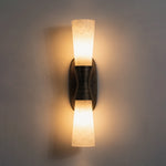 Twist Tapered Alabaster Wall Sconce
