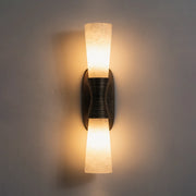 Twist Tapered Alabaster Wall Sconce