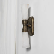 Twist Tapered Alabaster Wall Sconce