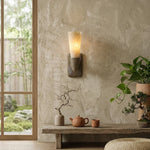 Twist Tapered Alabaster Wall Sconce