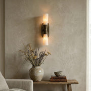 Twist Tapered Alabaster Wall Sconce