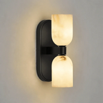Up-Down Alabaster Duo Wall Sconce