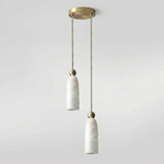 Verity Alabaster Dome Spiral Chandelier