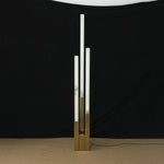 Vertical Alabaster Geometric Floor Lamp
