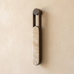 Vertical Ring Handle Alabaster Wall Lamp