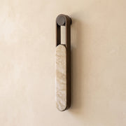 Vertical Ring Handle Alabaster Wall Lamp