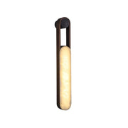 Vertical Ring Handle Alabaster Wall Lamp