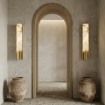 Wave Vein Aurelia Alabaster Wall Light
